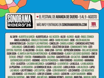 Cartel del Sonorama Ribera 2026