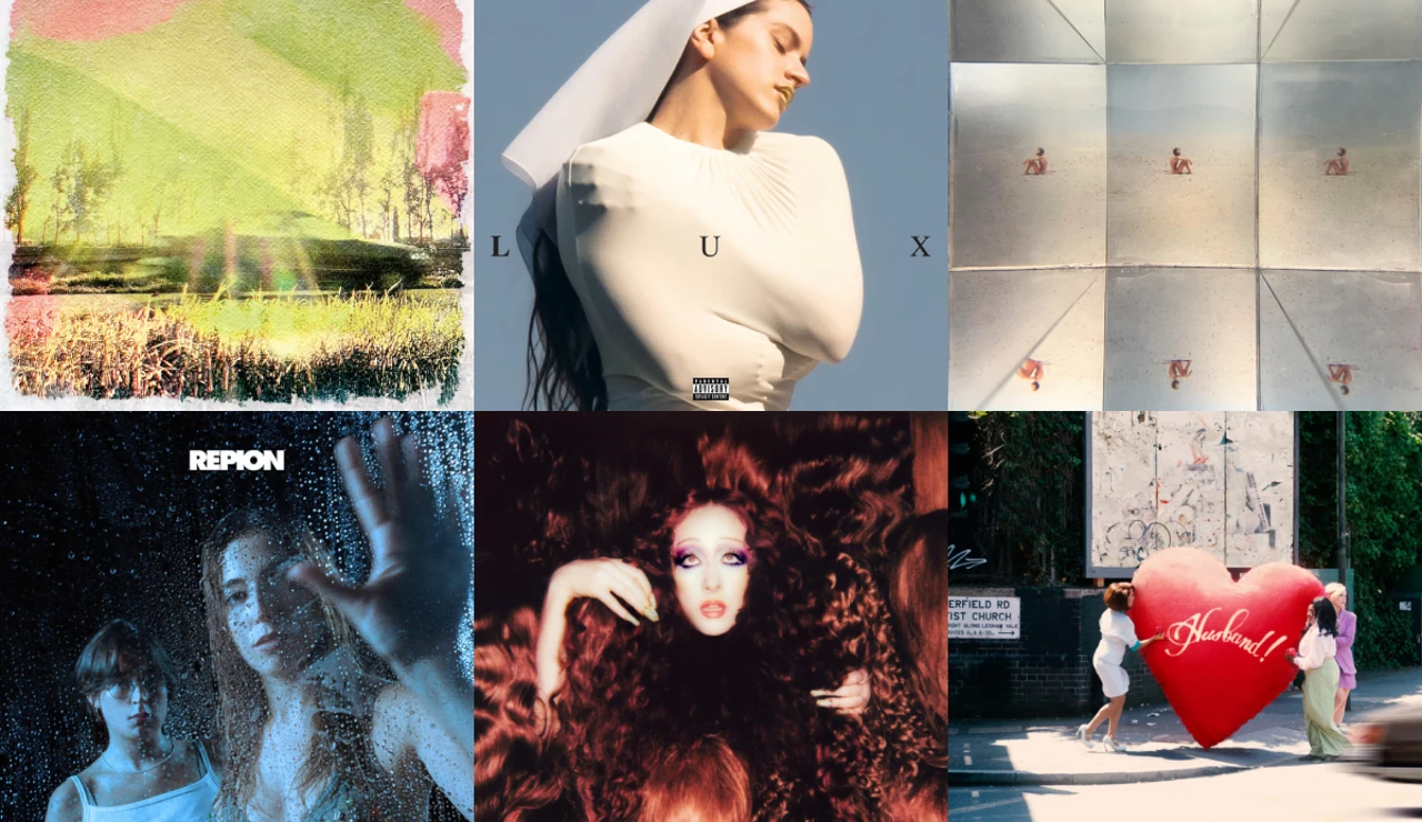 Portadas de Rufus T.Firefly, Rosalía, Leiva, Repion, Chappell Roan y Raye