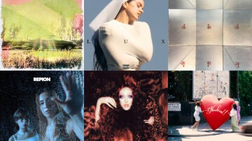 Portadas de Rufus T.Firefly, Rosal&iacute;a, Leiva, Repion, Chappell Roan y Raye