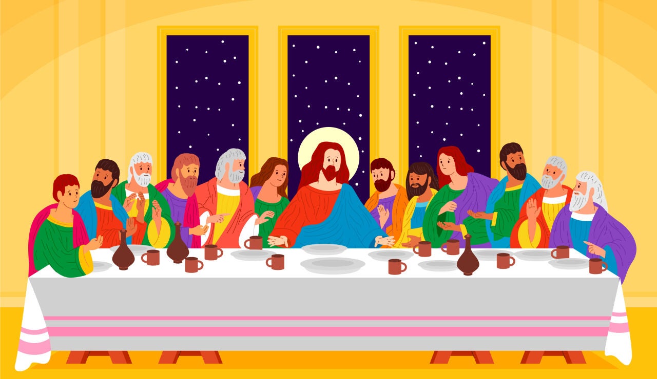 La &uacute;ltima cena.