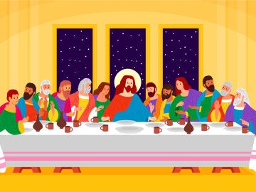 La &uacute;ltima cena.