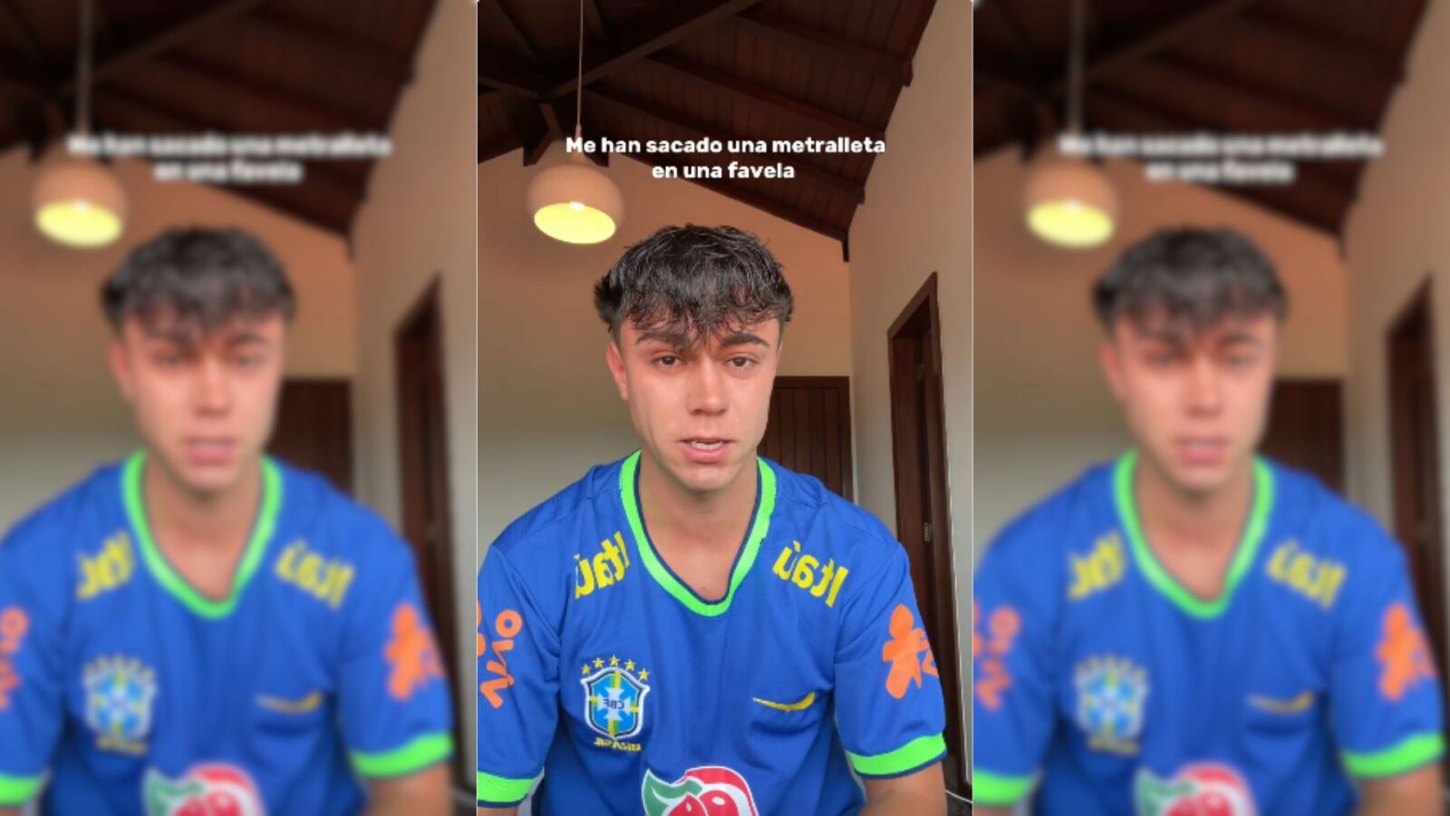 Un tiktoker español cuenta su aterradora experiencia en una favela: 