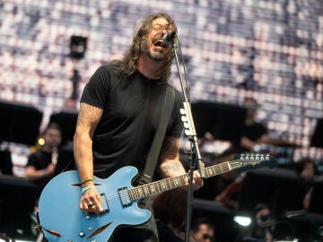 Foo Fighters durante un concierto