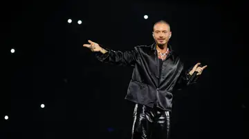 J Balvin durante un concierto en Medellín J Balvin durante un concierto en Medellín