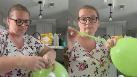 Truco para atar un globo