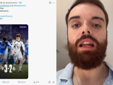 Ibai Llanos reacciona a la eliminaci&oacute;n del Real Madrid ante el Albacete