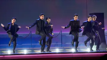 BTS durante una actuación BTS durante una actuación