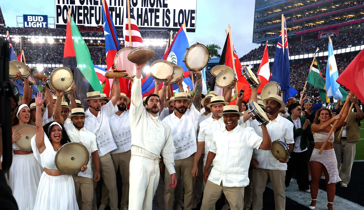 Bad Bunny en la Super Bowl