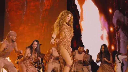 Shakira durante un concierto Shakira durante un concierto