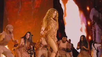 Shakira durante un concierto Shakira durante un concierto