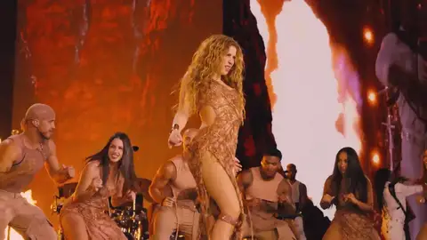 Shakira durante un concierto Shakira durante un concierto