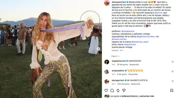 Aitana Soriano con uno de sus looks de Coachella. Aitana Soriano con uno de sus looks de Coachella.