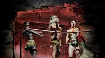 Karol G en su actuación en Coachella. Karol G en su actuación en Coachella.