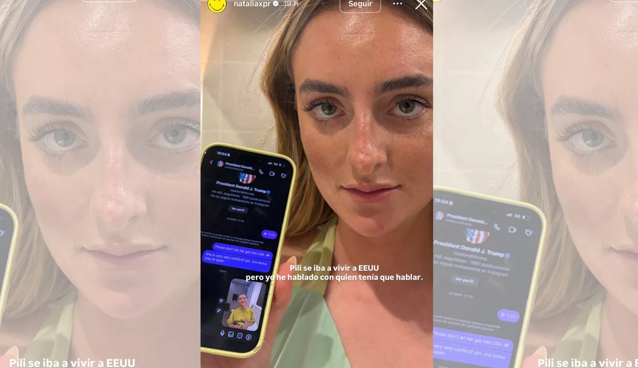 Story de Natalia Palacios.