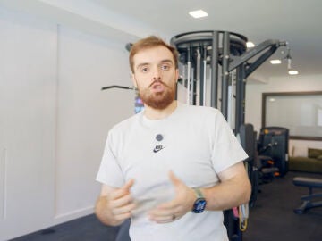 Ibai en su gimnasio.
