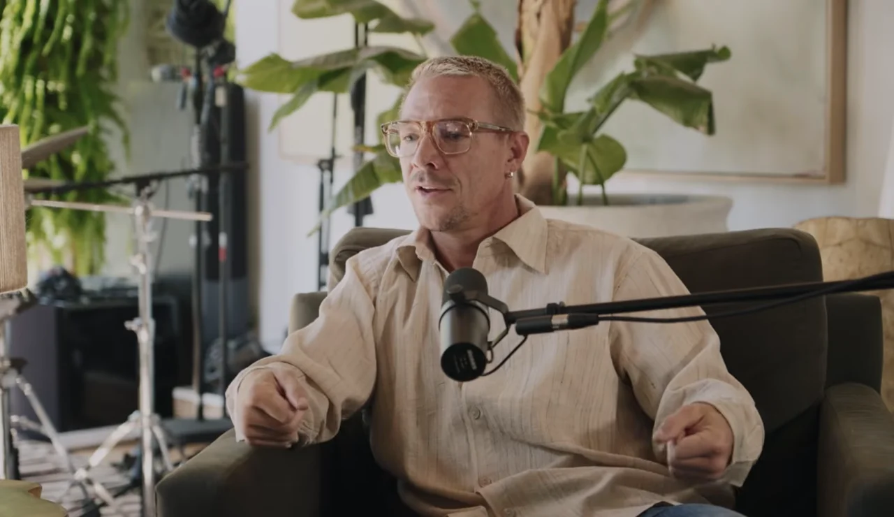 Diplo en el podcast de Daniel Wall.