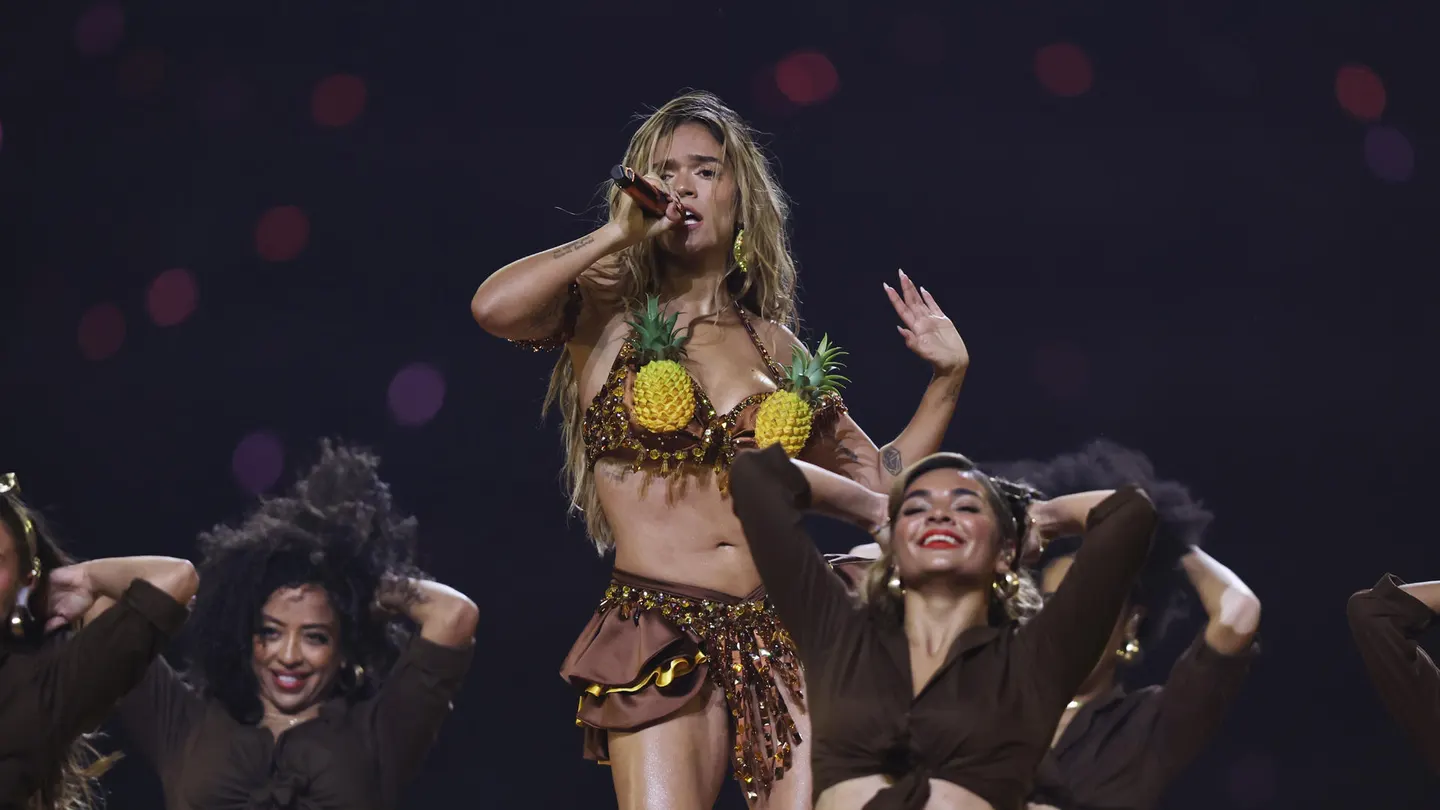 Karol G durante un concierto Karol G durante un concierto