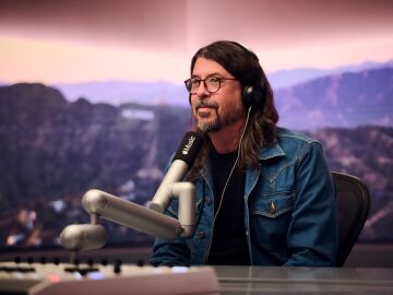 Dave Grohl durante su entrevista con Zane Lowe