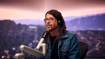 Dave Grohl durante su entrevista con Zane Lowe