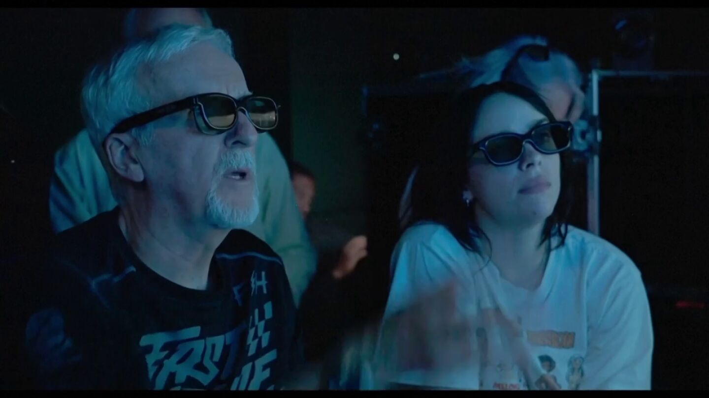 Billie Eilish y James Cameron
