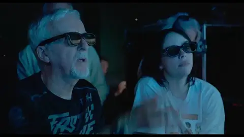 Billie Eilish y James Cameron Billie Eilish y James Cameron