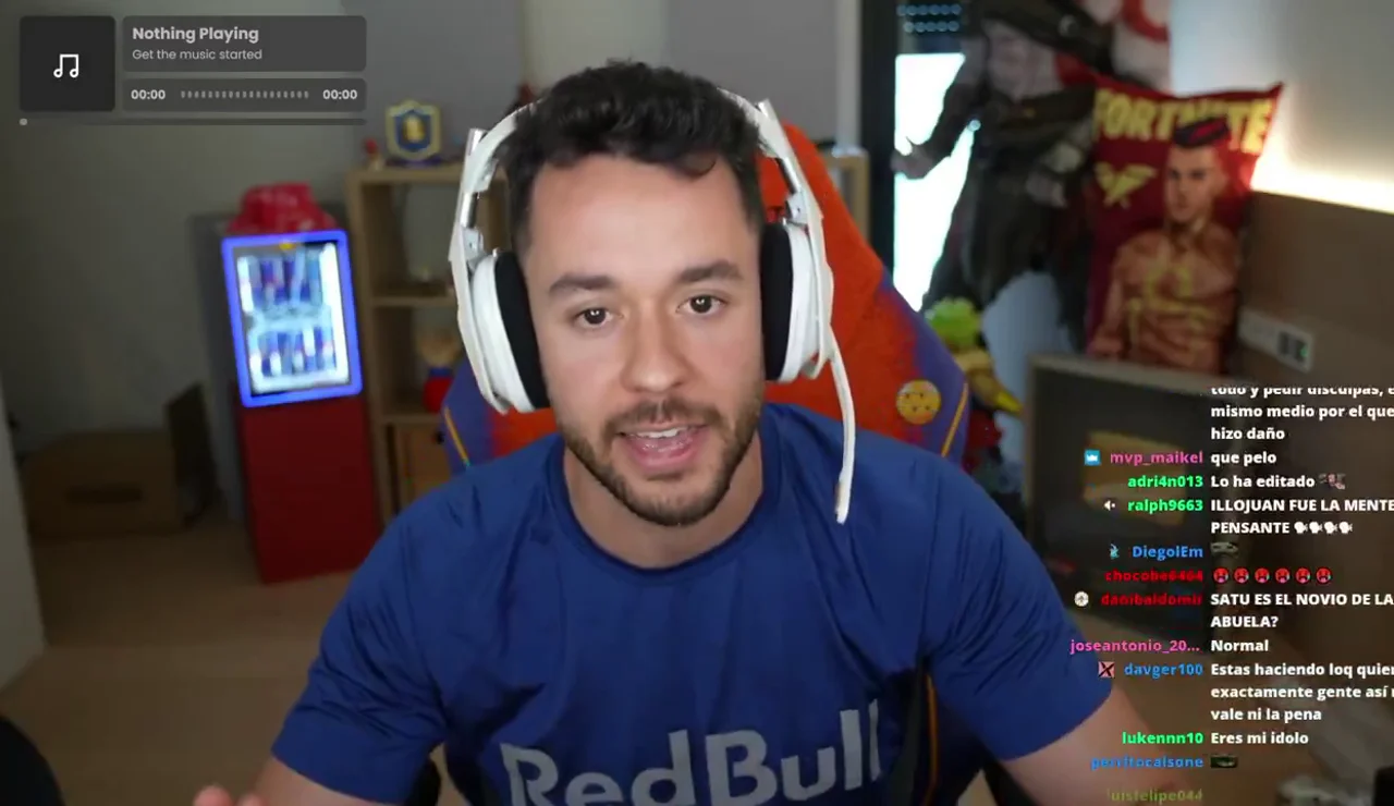TheGrefg durante un stream