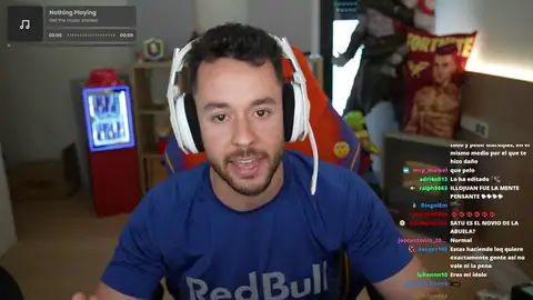 TheGrefg durante un stream TheGrefg durante un stream