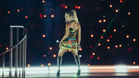 Bad Gyal en el concierto de Bad Bunny en Barcelona Bad Gyal en el concierto de Bad Bunny en Barcelona