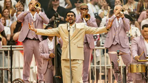 Bad Bunny en su primer concierto en Madrid Bad Bunny en su primer concierto en Madrid