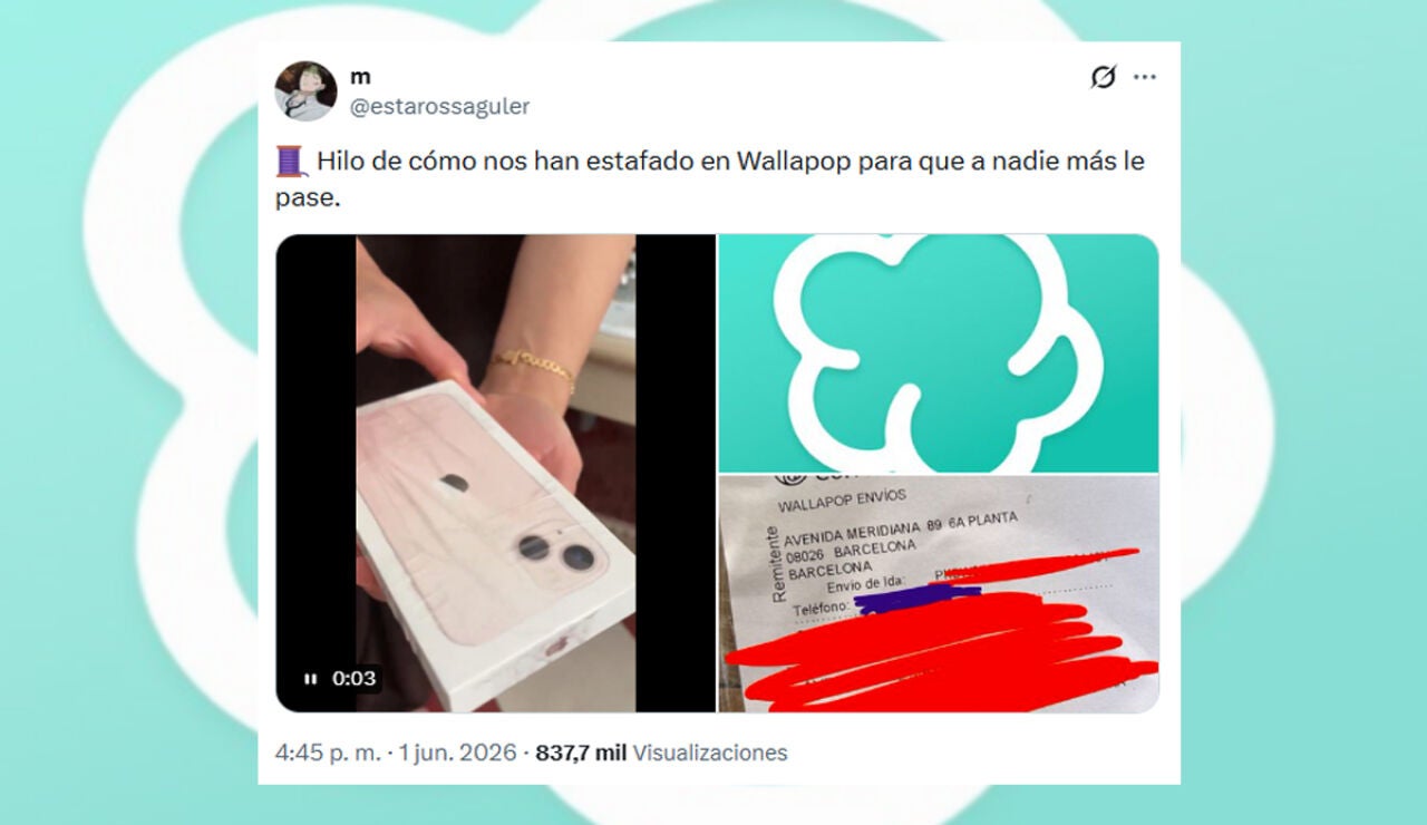 Imagen del tuit viral