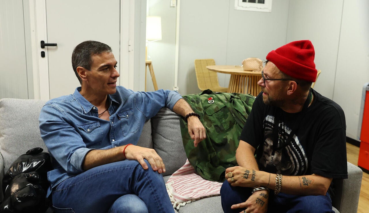Pedro S&aacute;nchez y Damon Albarn