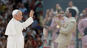 El papa León XVI y Bad Bunny El papa León XVI y Bad Bunny