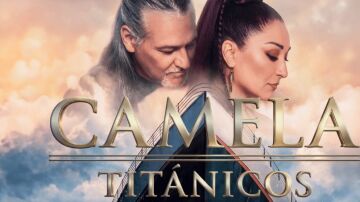 Portada de Tit&aacute;nicos, nuevo disco de Camela