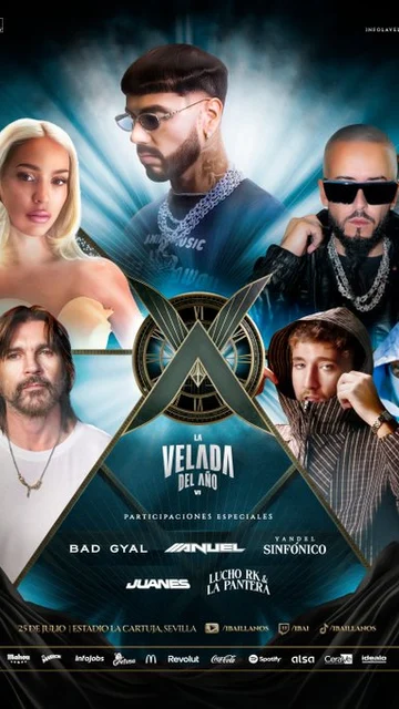Cartel artistas La Velada del Año VI Cartel artistas La Velada del Año VI