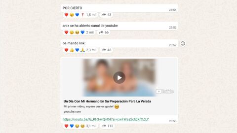 Canal de Whatsapp de Aitana