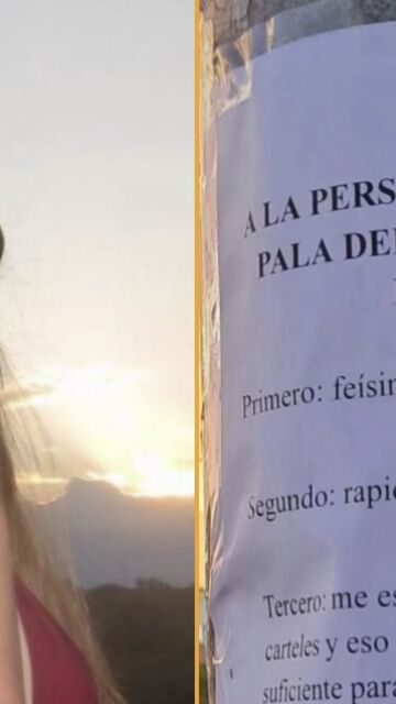 El cartel viral por el robo de una pala