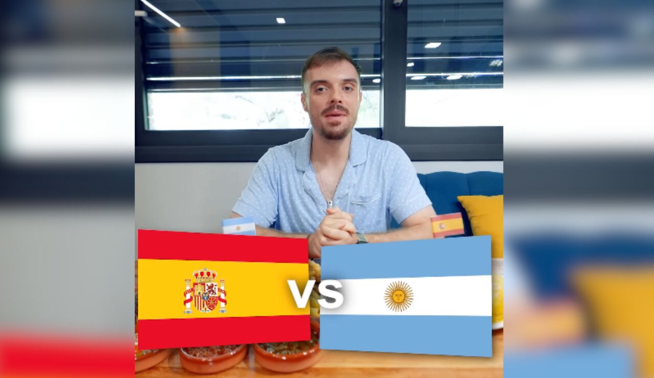 Espa&ntilde;a VS Argentina en el Mundial de Comidas de Ibai