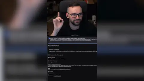 Elxokas viendo la denuncia en su stream Elxokas viendo la denuncia en su stream