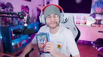 Rubius parodiando a Sasel. Rubius parodiando a Sasel.