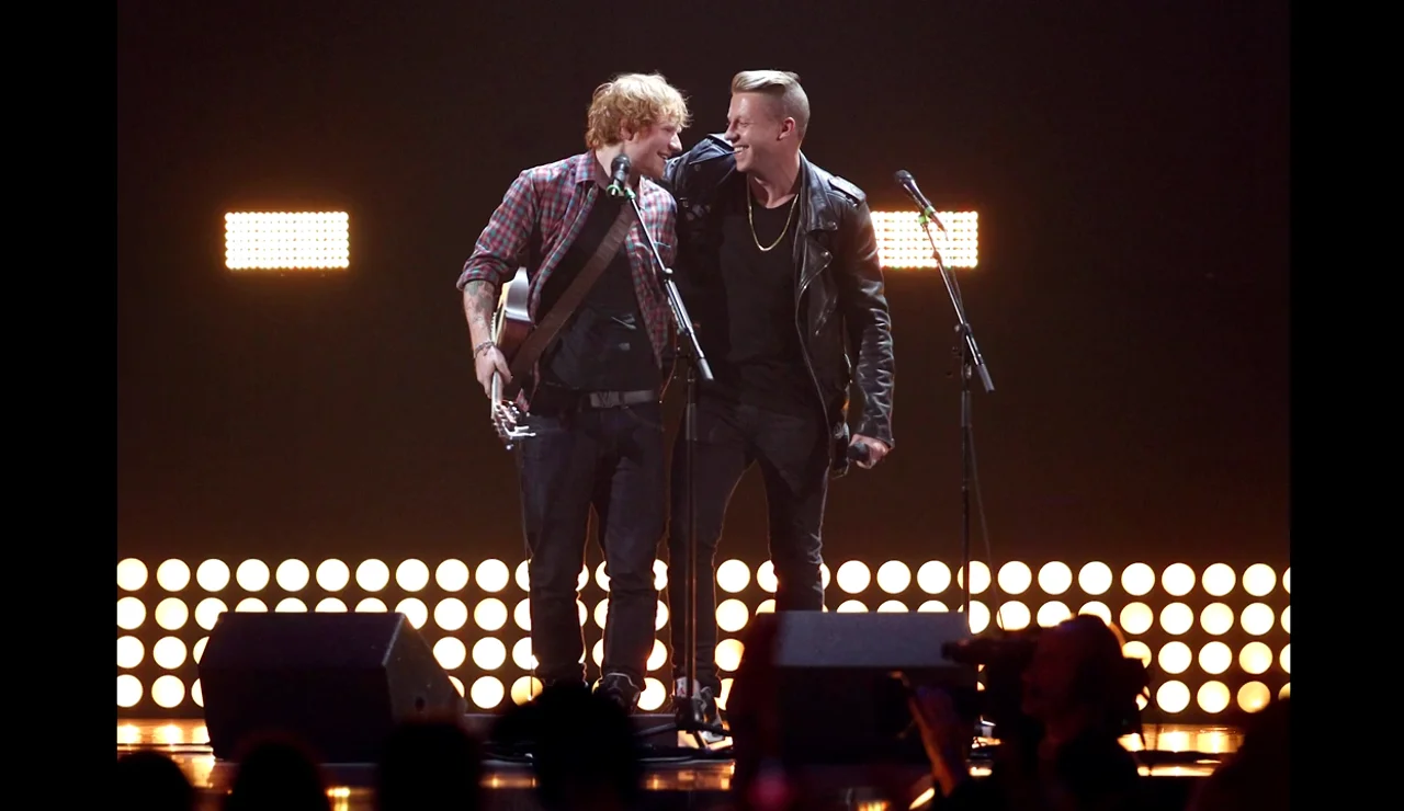 Polémica entre Macklemore y Ed Sheeran: Los comentarios de Free Palestine expulsan al rapero del tour