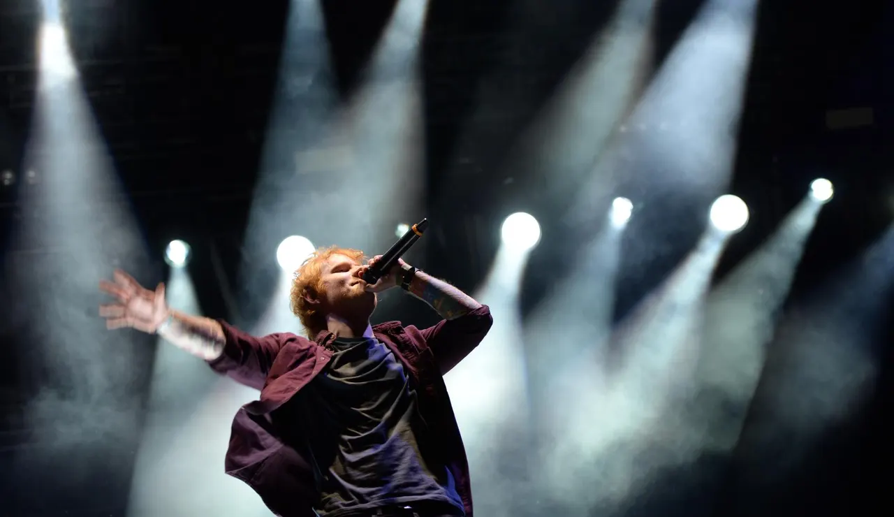 Imagen de archivo de un concierto de Ed Sheeran