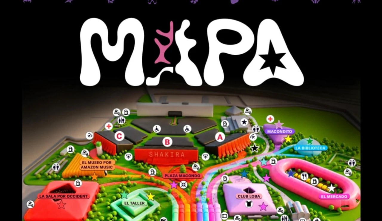 Mapa del reincto de Shakira