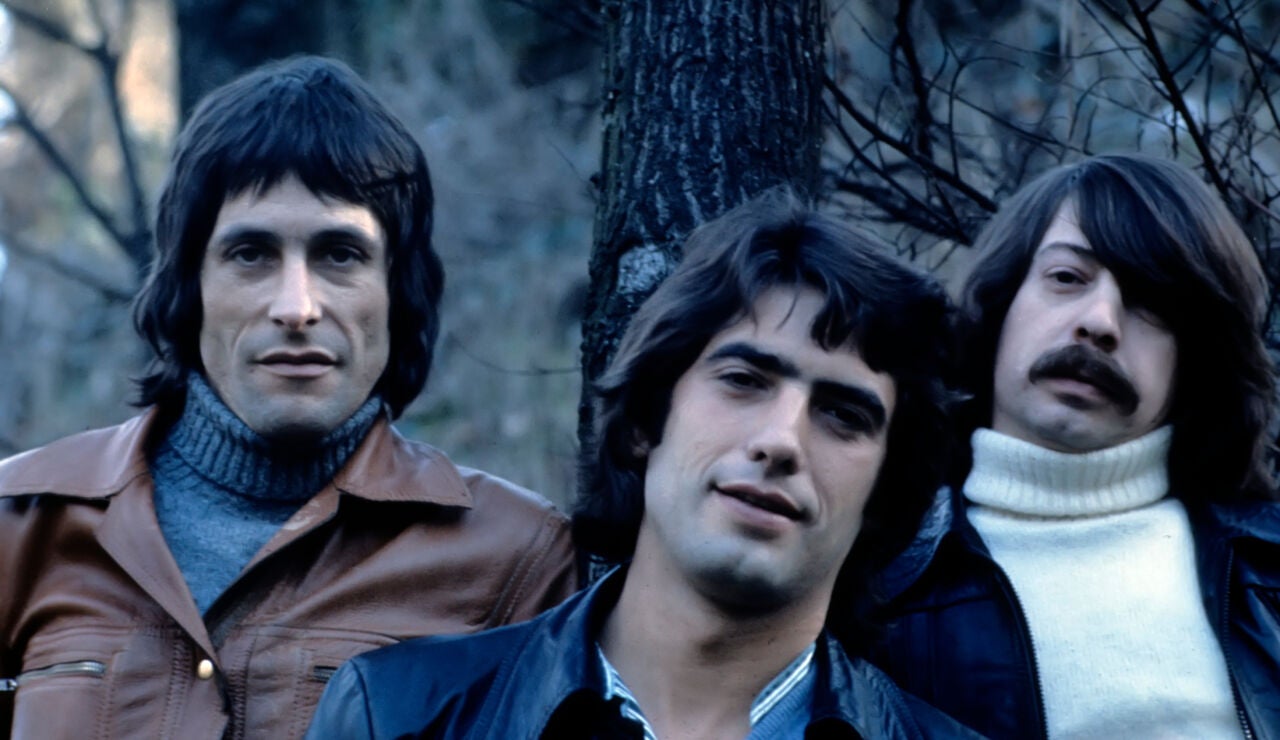Jes&uacute;s de la Rosa, Eduardo Rodr&iacute;guez Rodway y Juan Jos&eacute; Palacios 'Tele', miembros de Triana