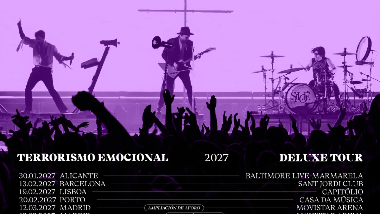 Siloé anuncia su gira más ambiciosa hasta la fecha: Terrorismo emocional 2027 Deluxe tour