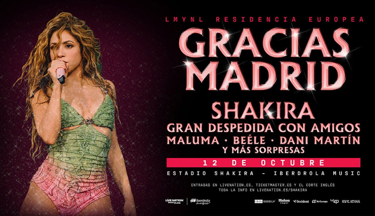 La gran despedida de Shakira con amigos