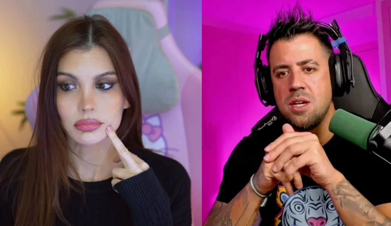 Cristinini y AuronPlay en sus streams.