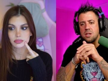 Cristinini y AuronPlay en sus streams.