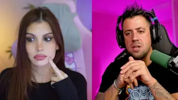 Cristinini y AuronPlay en sus streams. Cristinini y AuronPlay en sus streams.