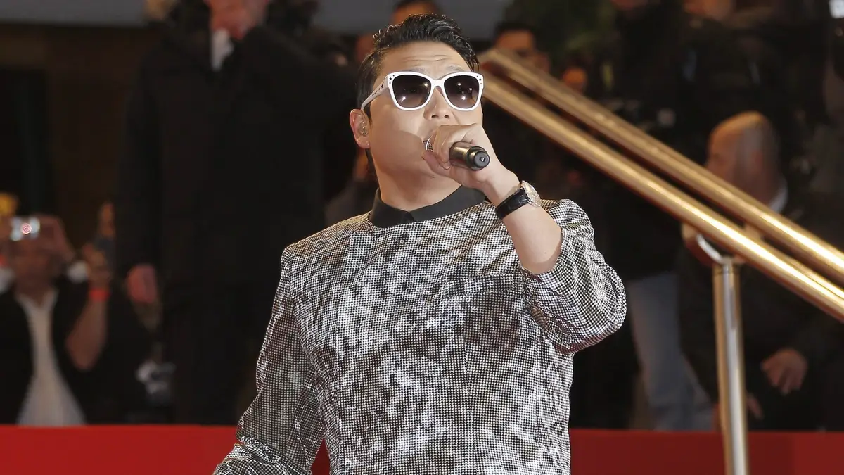 El cantante surcoreano PSY conocido por su éxito "Gangnam Style".