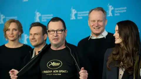 Lars Von Trier en el Festival de Cannes Lars Von Trier en el Festival de Cannes